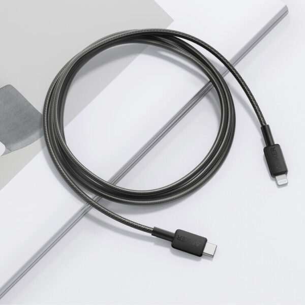 ANKER 322 USB-C a Lightning Cable — 1.8m, Cable trenzado, MFi certified - Imagen 2