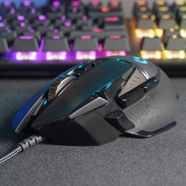 Logitech G502 HERO — Mouse cableado, Sensor HERO 25K, 25,600 DPI, RGB, peso ajustable - Imagen 2