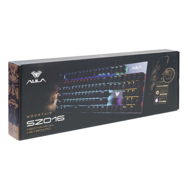 AULA S2016 — Teclado mecánico retro, inglés, alámbrico - Imagen 2