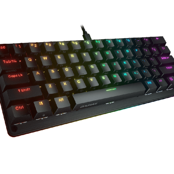 Cougar Puri Mini RGB — Teclado mecánico 60%, con cable, cubierta magnética - Imagen 3