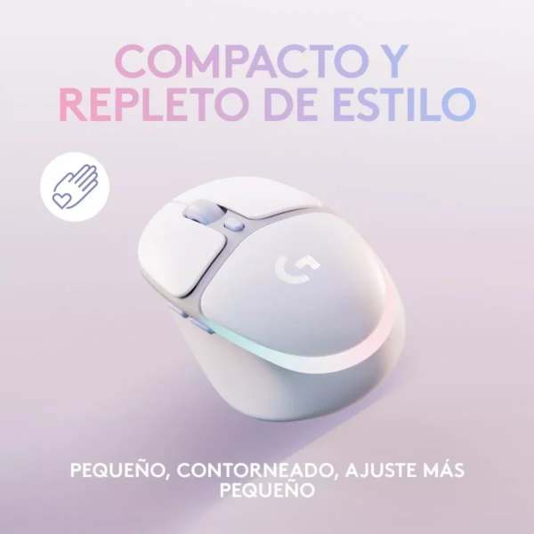 Logitech G705 Aurora Collection — Mouse Inalámbrico, Bluetooth, USB, para manos pequeñas - Imagen 5