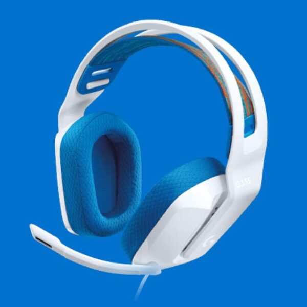 Logitech G335 White — Audífono con cable, 3.5mm, blanco - Imagen 2