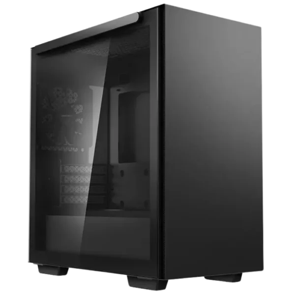 DeepCool Macube 110 Black Micro ATX Case — Sin Fans