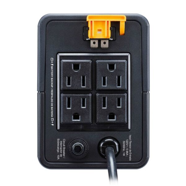 APC BVX700LU-LM — UPS 360W, 700VA, 120V, carga USB, 4 contactos - Imagen 2