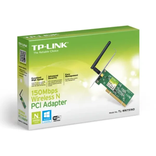 TP-Link TL-WN751ND — 150Mbps Wireless PCI Adapter, 2,4GHz - Imagen 2