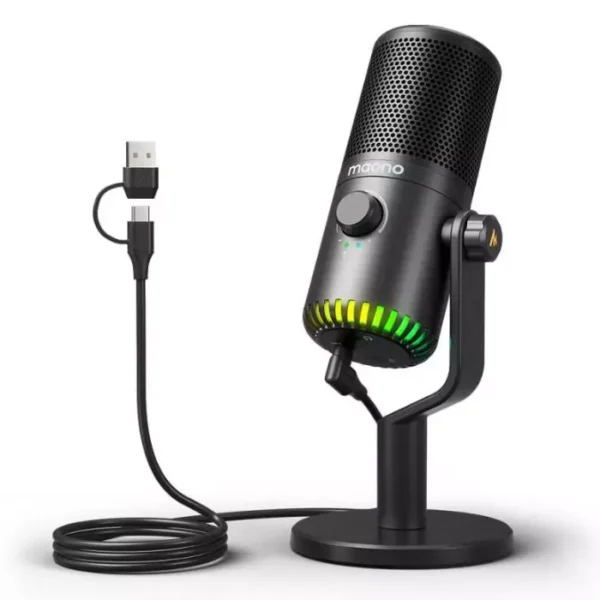 Maono DM30 Micrófono de Condensador Programable USB