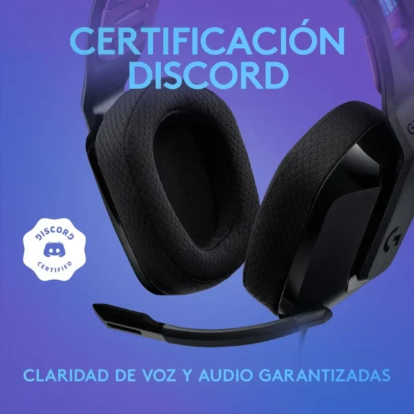 Logitech G335 Black — Audífono con cable, 3.5mm, negro - Imagen 9