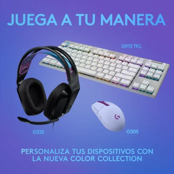 Logitech G335 Black — Audífono con cable, 3.5mm, negro - Imagen 12