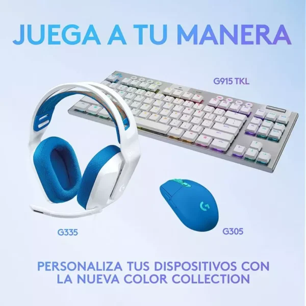 Logitech G335 White — Audífono con cable, 3.5mm, blanco - Imagen 12