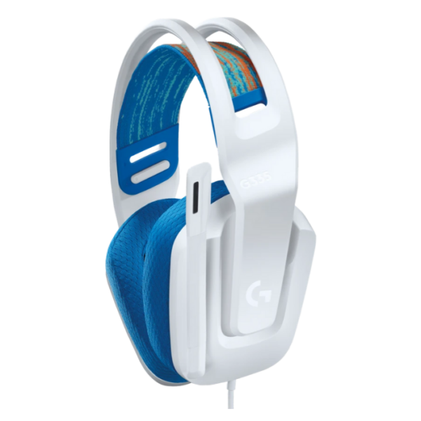 Logitech G335 White — Audífono con cable, 3.5mm, blanco - Imagen 3
