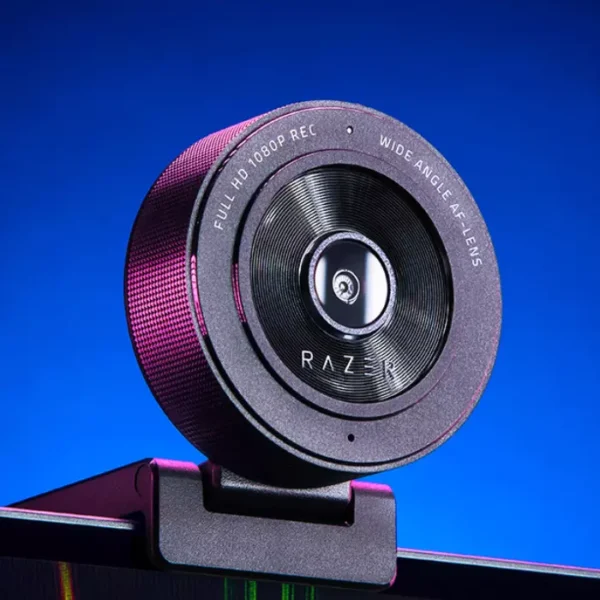 Razer Kiyo X — USB Webcam, Full HD Streaming, RING LIGHT, 30FPS, negro - Imagen 2