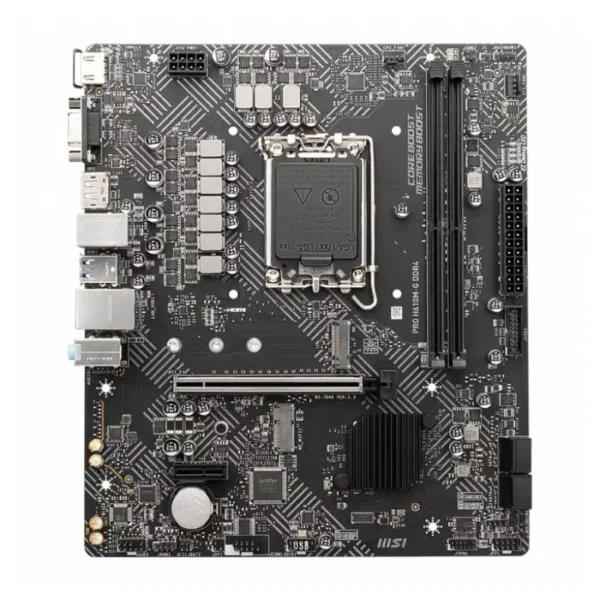 MSI PRO H610M-G DDR4 — MicroATX, LGA1700, 2xDDR4 - Imagen 2
