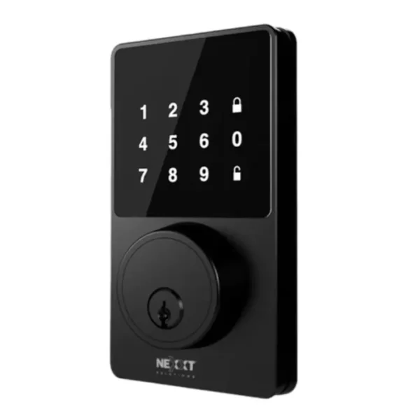 Nexxt Smart Wi-Fi Door Lock — Cerradura inteligente con conexión Wi-Fi, negro