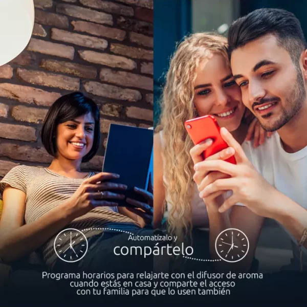 Nexxt Smart Wi-Fi aroma diffuser — Difusor de aroma Inteligente, Wi-Fi, LED - Imagen 5