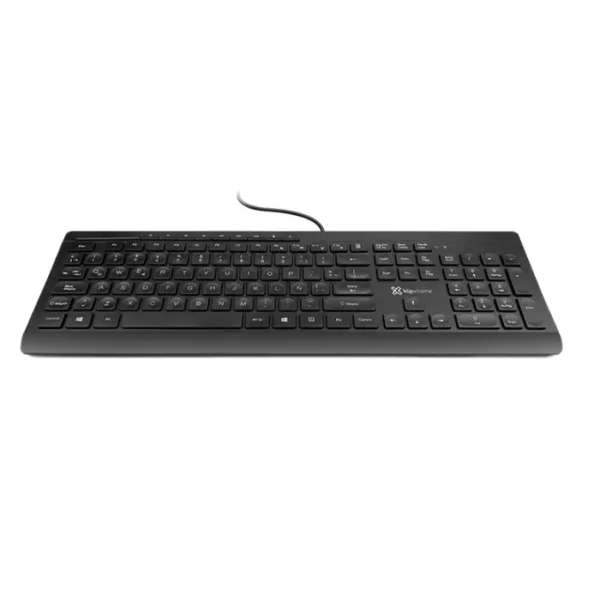 KlipXtreme Compass — Teclado alámbrico, español, negro - Imagen 3