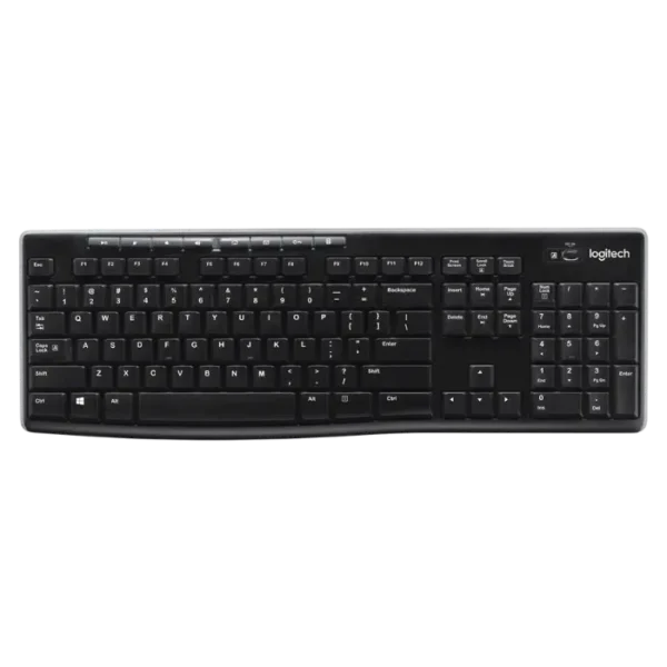 Logitech K270 — Teclado inalámbrico, USB 2,0, Negro, Español