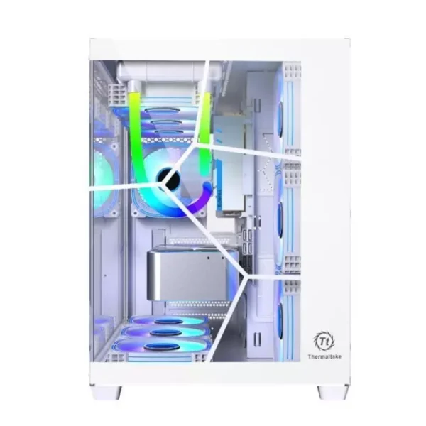 Thermaltake Aque Cube White — ATX Case, sin fans, blanco - Imagen 2