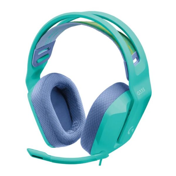 Logitech G335 Mint - Audífono cableado, para PC/Xbox/PS4/Nintendo Switch, 3,5mm, Menta