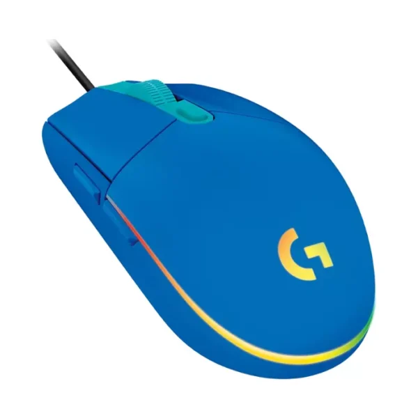 Logitech G203 RGB Blue — Mouse Gaming con cable, LIGHTSYNC, azul - Imagen 2