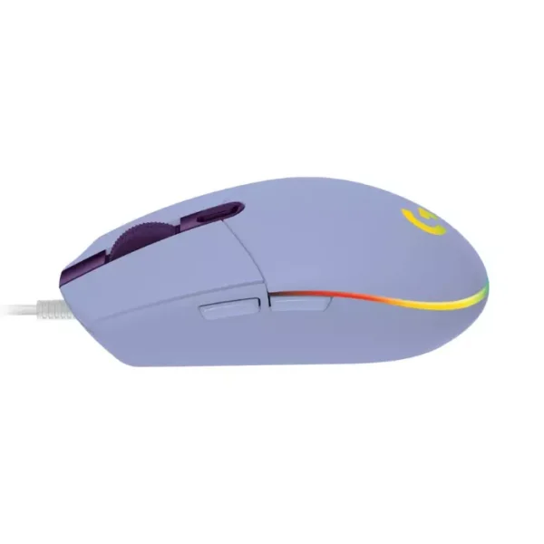 Logitech G203 RGB Lilac — Mouse Gaming con cable, LIGHTSYNC, lila - Imagen 3