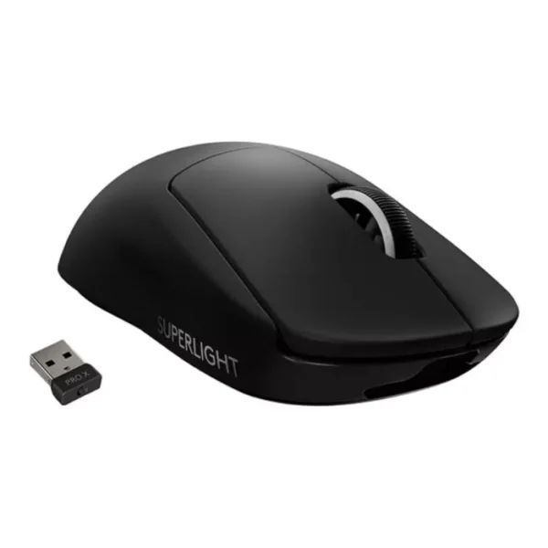 Logitech G PRO X SUPERLIGHT Black Gaming Mouse — inalámbrico LIGHTSPEED, HERO Sensor, 25K DPI - Imagen 2