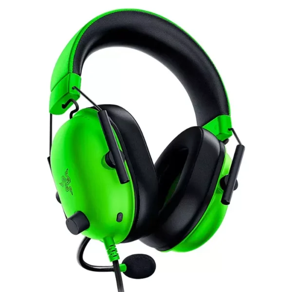Razer BlackShark V2 X Green — Audífono con cable, 3.5mm, verde - Imagen 3