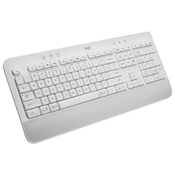 Logitech Signature K650 White — Teclado inalámbrico, Bluetooth, blanco, español - Imagen 5