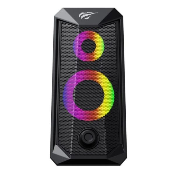 Havit SK202 Black — Bocina Stereo USB RGB, 6W, 3,5mm - Imagen 2