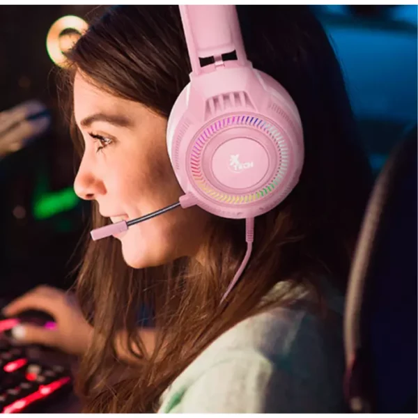 Xtech Khione — Headset multiplataforma, alámbrico, 3,5mm+USB - Imagen 2