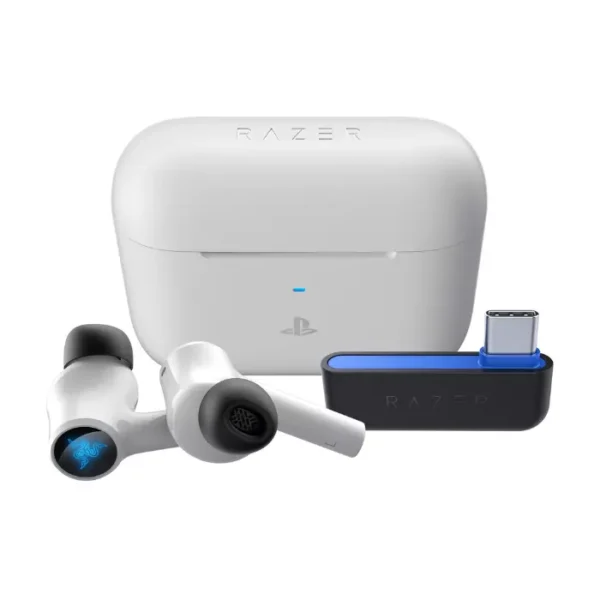 Razer Hammerhead HyperSpeed — Wireless Gaming Earbuds, para PS5, Bluetooth 5.2, RGB Chroma