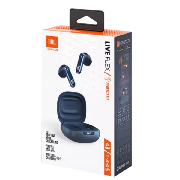 JBL Live Flex Blue — Auriculares True Wireless con cancelación de ruido, azul - Imagen 4