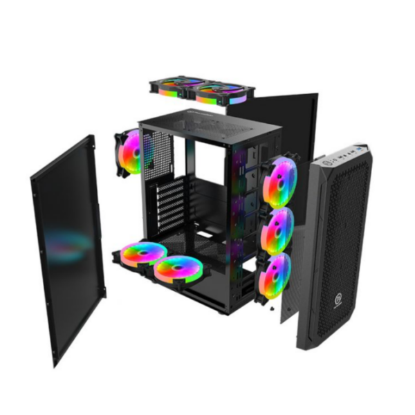 Thermaltake K10L Mid Tower Case - Sin Fans - Imagen 2