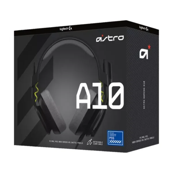 Logitech G Astro A10 Gen 2 Black — Gaming Headset (PlayStation) - Imagen 3