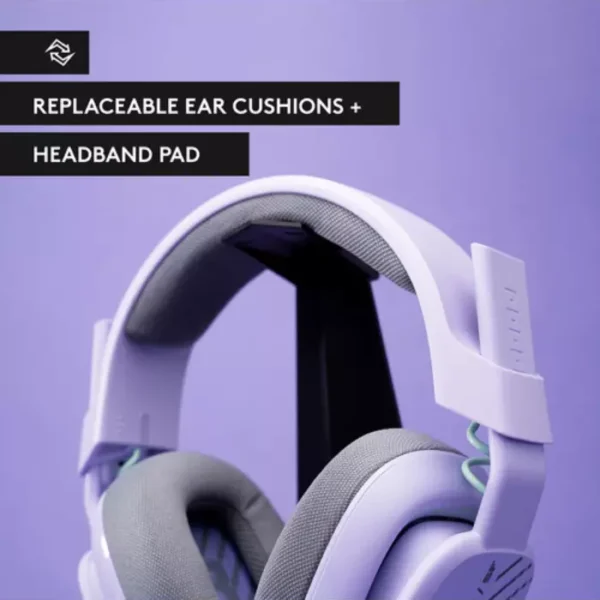 Logitech G Astro A10 Gen 2 Lilac — Gaming Headset (Windows & Mac), lila - Imagen 5