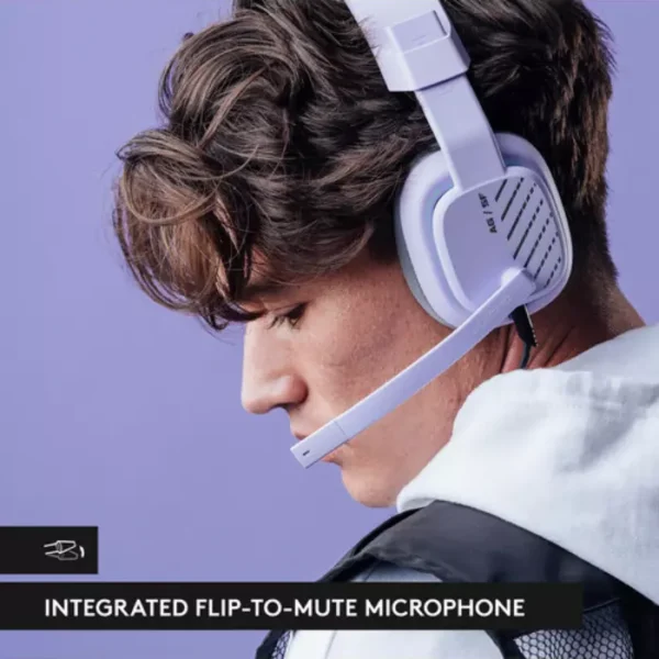 Logitech G Astro A10 Gen 2 Lilac — Gaming Headset (Windows & Mac), lila - Imagen 7