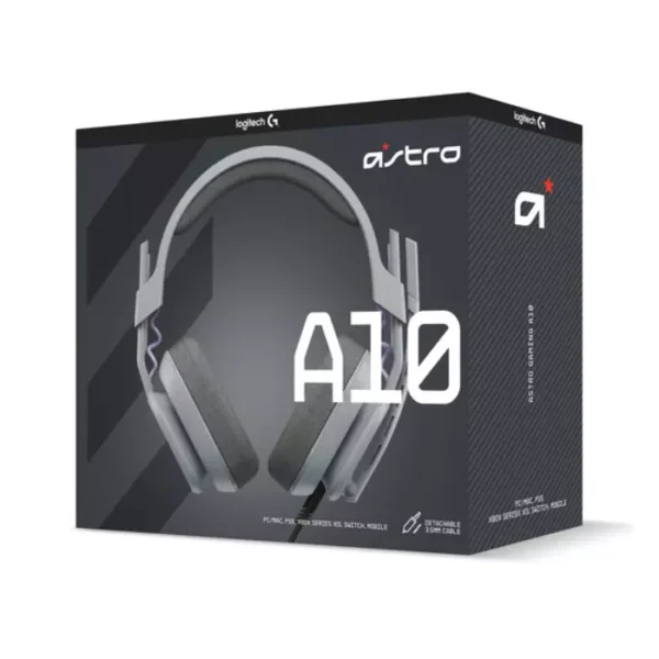 ASTRO Gaming A10 Gen 2 Gray Wired Gaming Headset — cableado 3,5mm Audio Jack - Imagen 4