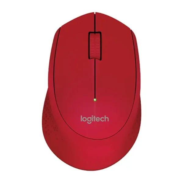 Logitech M280 Red - Mouse inalámbrico, 1000DPI, USB, rojo