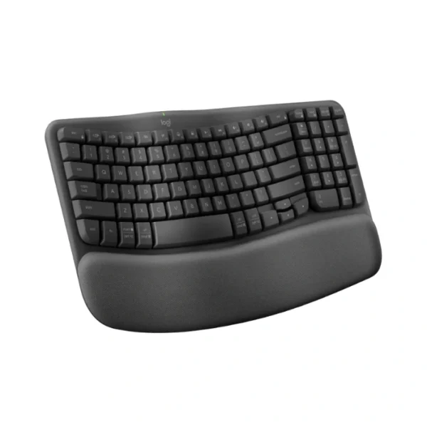 Logitech Wave Keys Grafito — Teclado inalámbrico, Bluetooth, español, multidispositivo, negro - Imagen 2