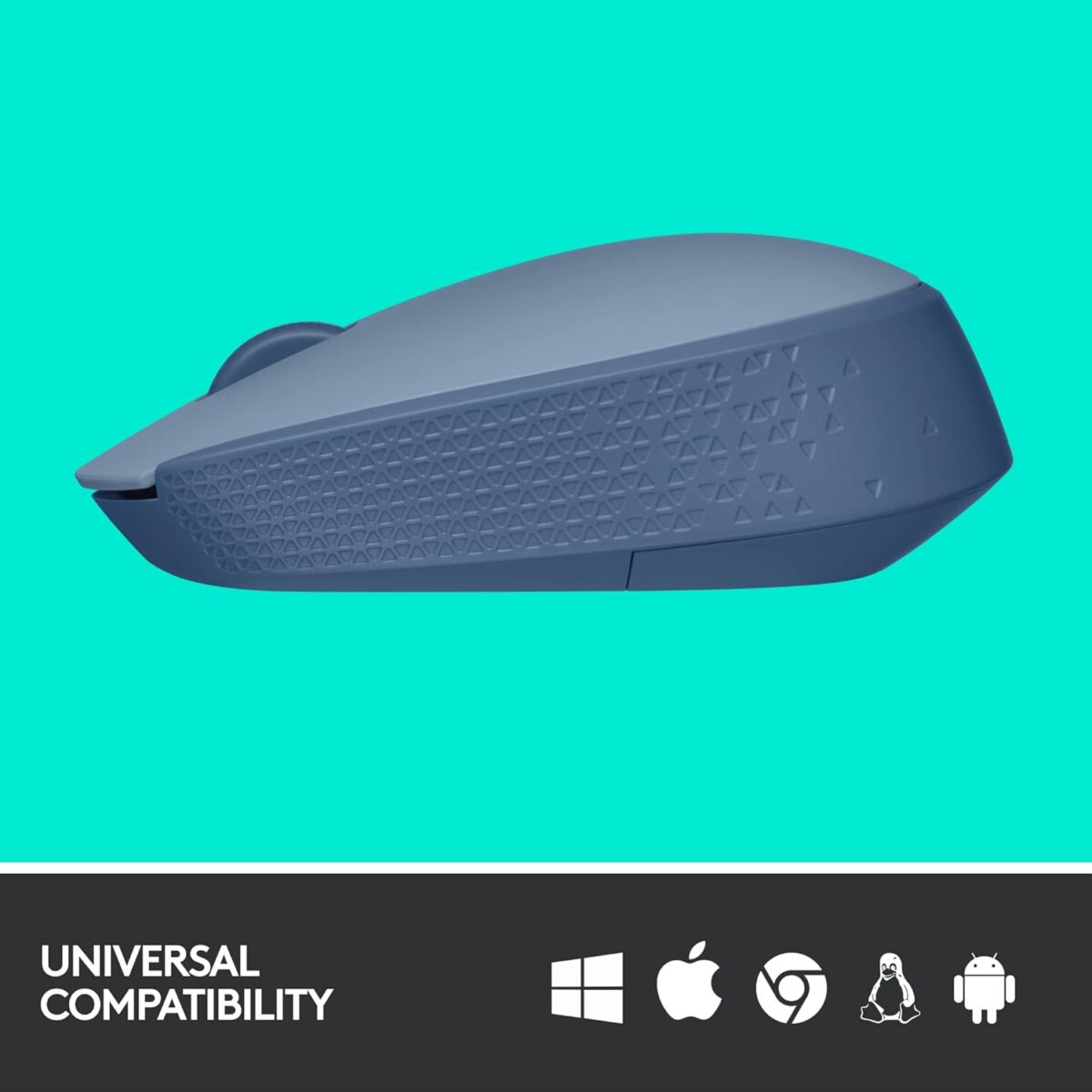 6123g3igbjL._AC_SL1500_ Logitech M170 Blue Gray — Mouse Inalámbrico, USB, 1000DPI, Azul - Imagen 5