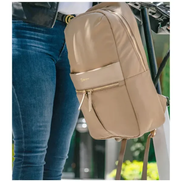 KlipXtreme Bari Khaki — Mochila para laptop hasta 15.6″ - Imagen 4
