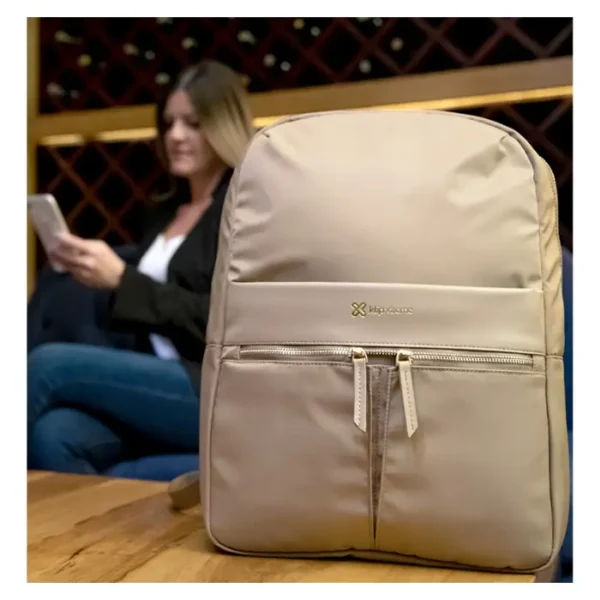 KlipXtreme Bari Khaki — Mochila para laptop hasta 15.6″ - Imagen 2