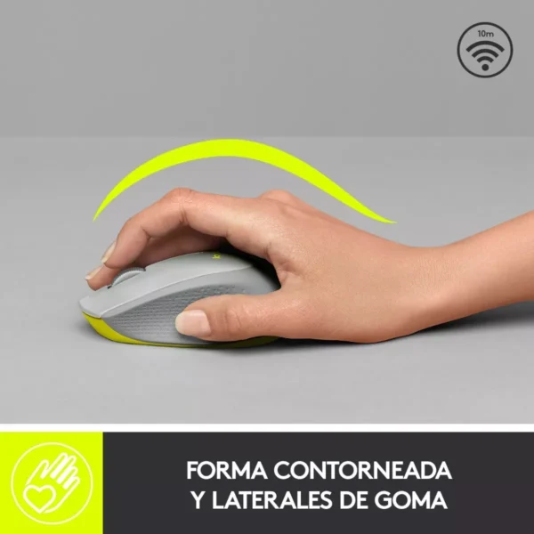 Logitech M280 Gray - Mouse inalámbrico, 1000DPI, USB, gris - Imagen 2