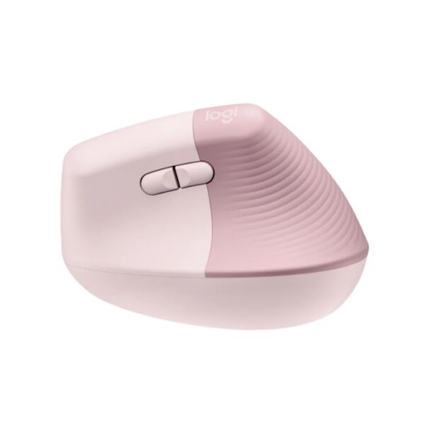 Logitech Lift Vertical Pink — Mouse Inalámbrico, USB-A, 1000DPI, Rosa - Imagen 4