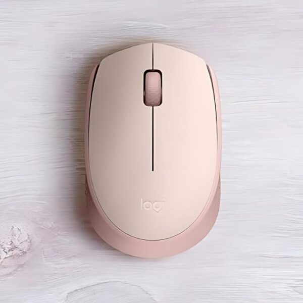 Logitech M170 Rose — Mouse Inalámbrico, USB, 1000DPI, Rosa - Imagen 2