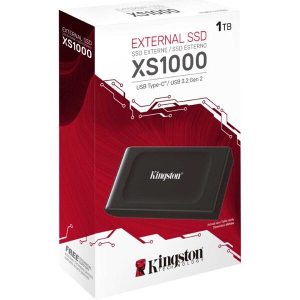 Kingston XS1000 1TB SSD — Hasta 1050MB/s, Unidad externa USB 3,2 Gen 2 - Imagen 4