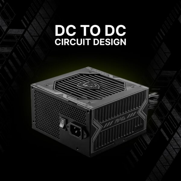 MSI MAG A750BN PCIE5 80+ Bronce — Fuente de poder 750W, no modular - Imagen 4