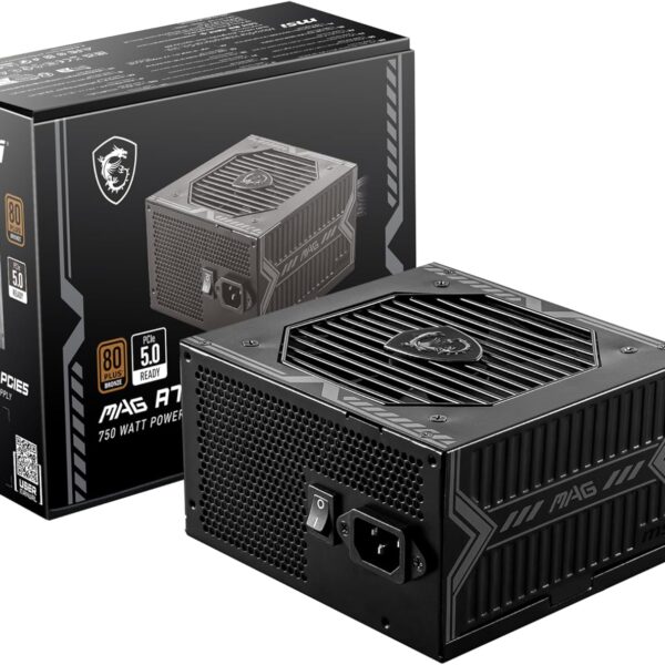 MSI MAG A750BN PCIE5 80+ Bronce — Fuente de poder 750W, no modular - Imagen 2