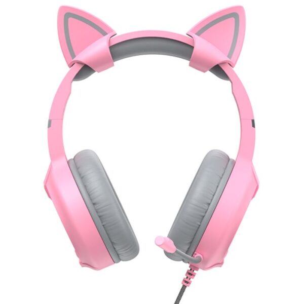 Havit H2233D Gaming Pink  — Auriculares alámbricos, conexión 3,5mm+USB - Imagen 5