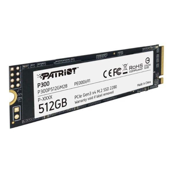 Patriot P300 512GB — SSD M.2 2280, PCIe3, lectura hasta 1,700 MB/s - Imagen 2