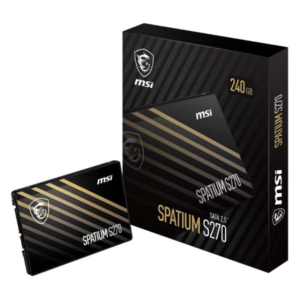 MSI Spatium S270 240GB — SSD SATA 2.5", hasta 500 MB/s en lectura - Imagen 2
